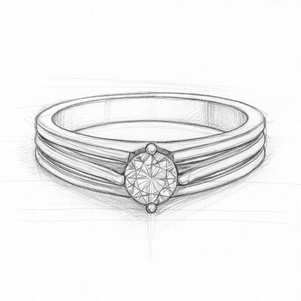 Engagement Mens Ring